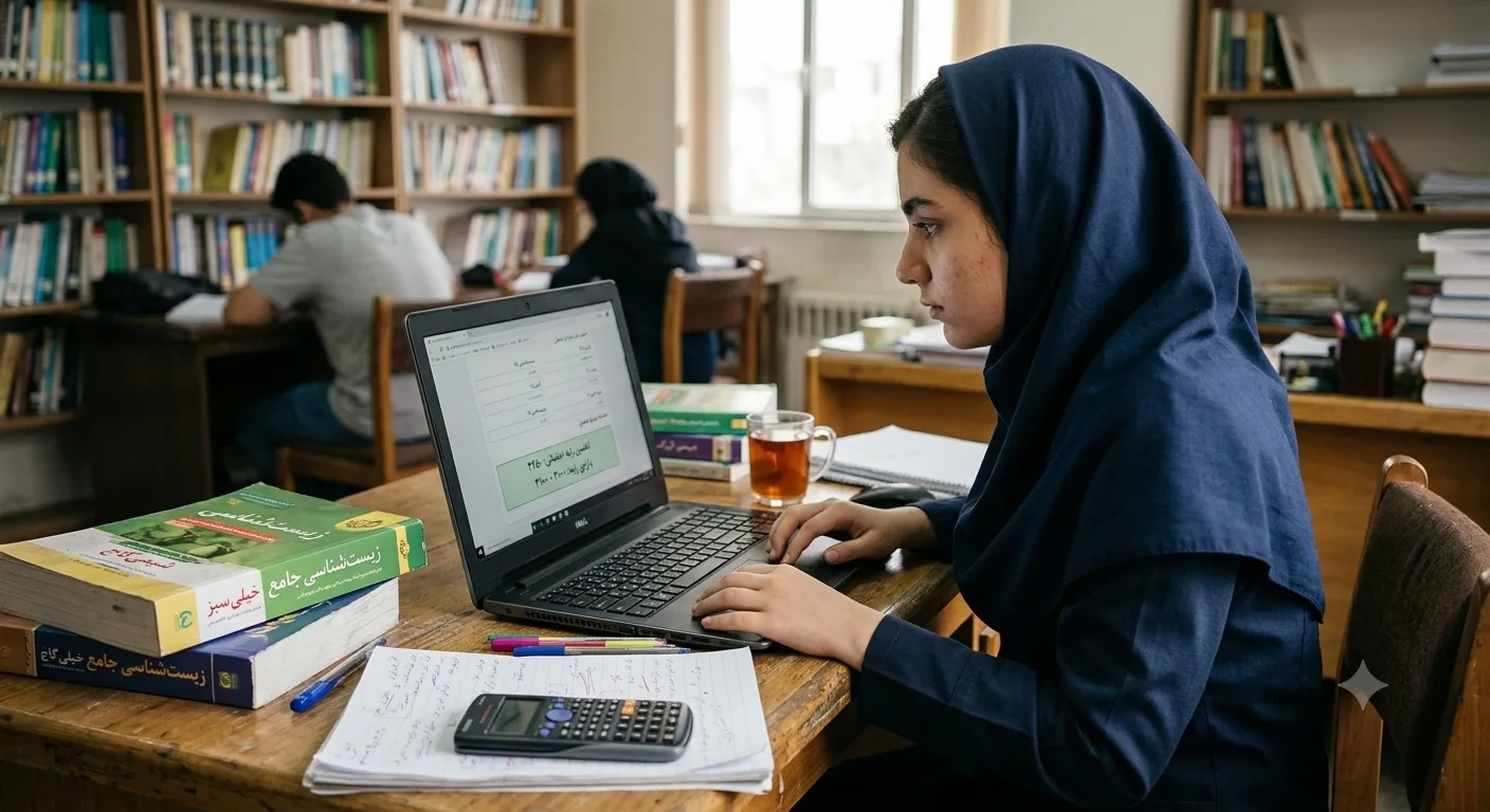 تخمین رتبه کنکور تجربی بر اساس درصد دروس اختصاصی